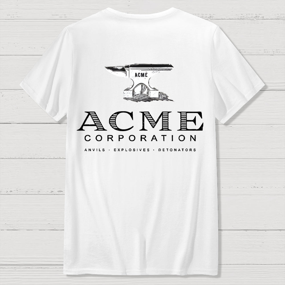 Acme Corporation Front And Back Printing  T-Shirt