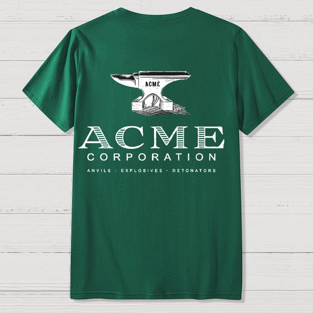 Acme Corporation Front And Back Printing  T-Shirt
