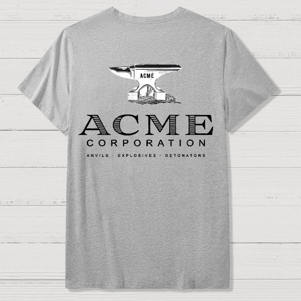 Acme Corporation Front And Back Printing  T-Shirt