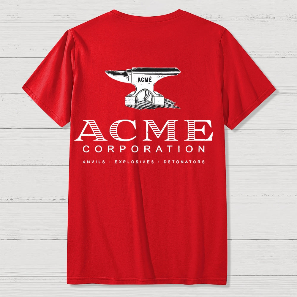 Acme Corporation Front And Back Printing  T-Shirt