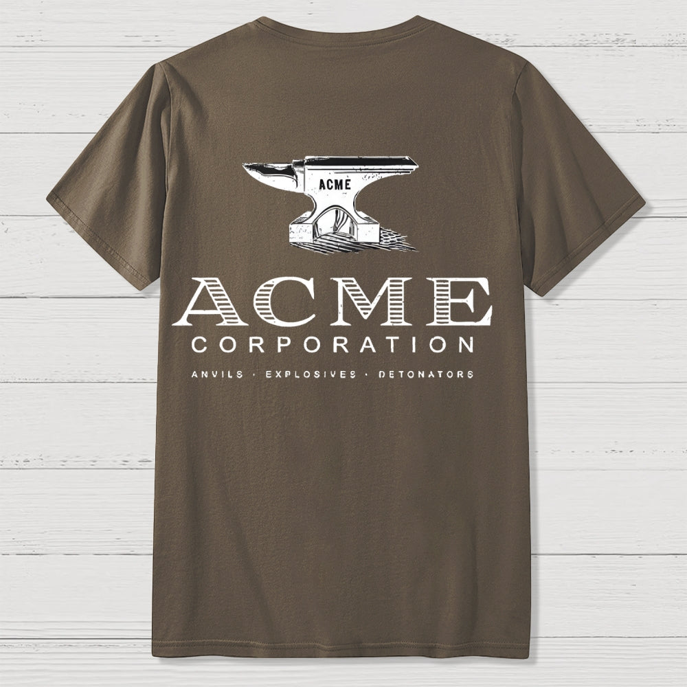Acme Corporation Front And Back Printing  T-Shirt