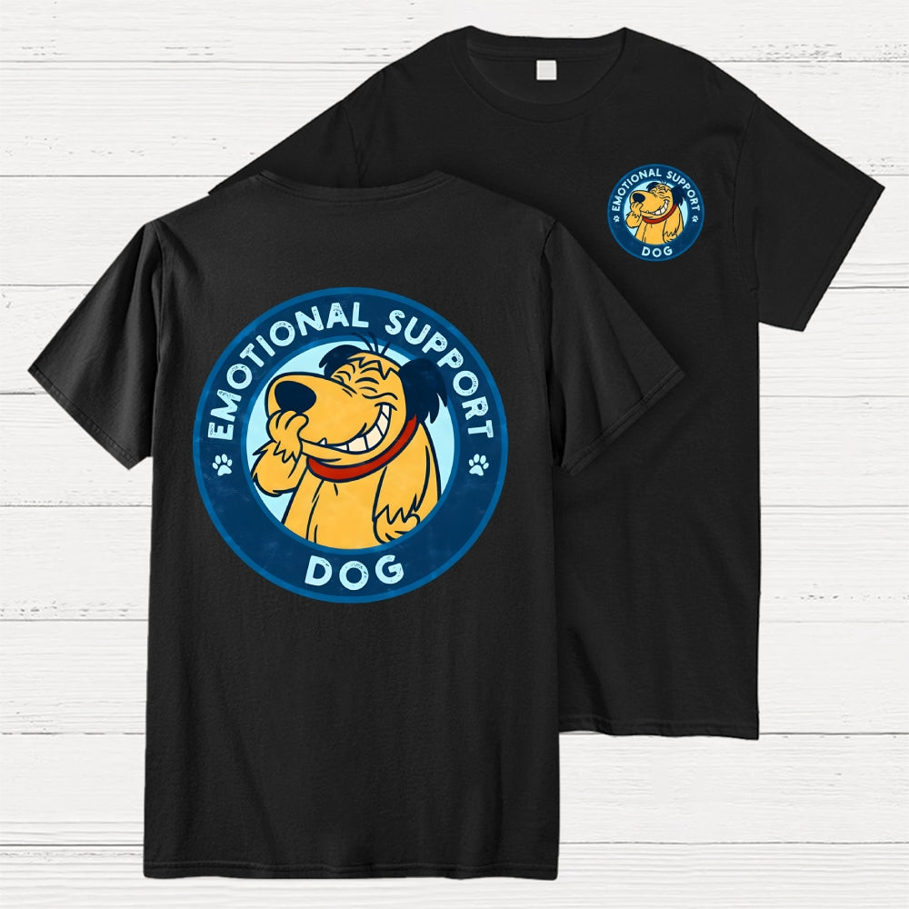 Dog Support Or Not? Front And Back Printing  T-Shirt