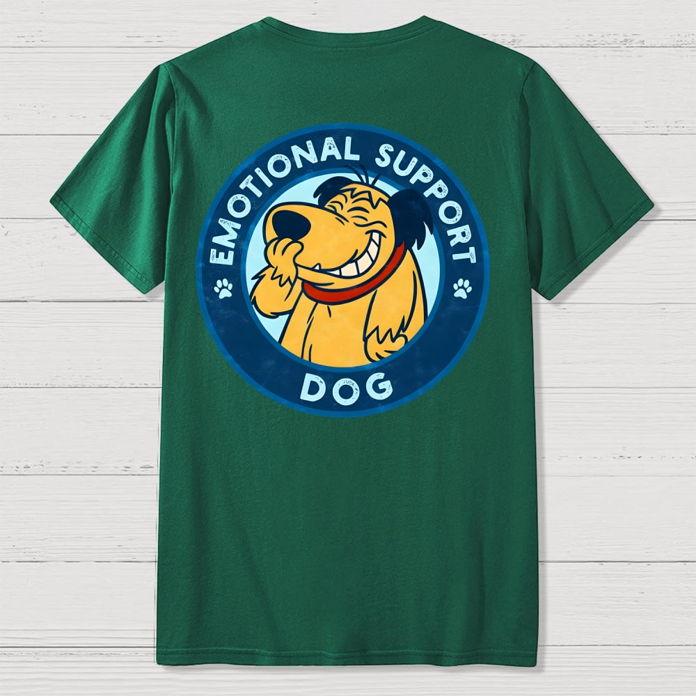 Dog Support Or Not? Front And Back Printing  T-Shirt