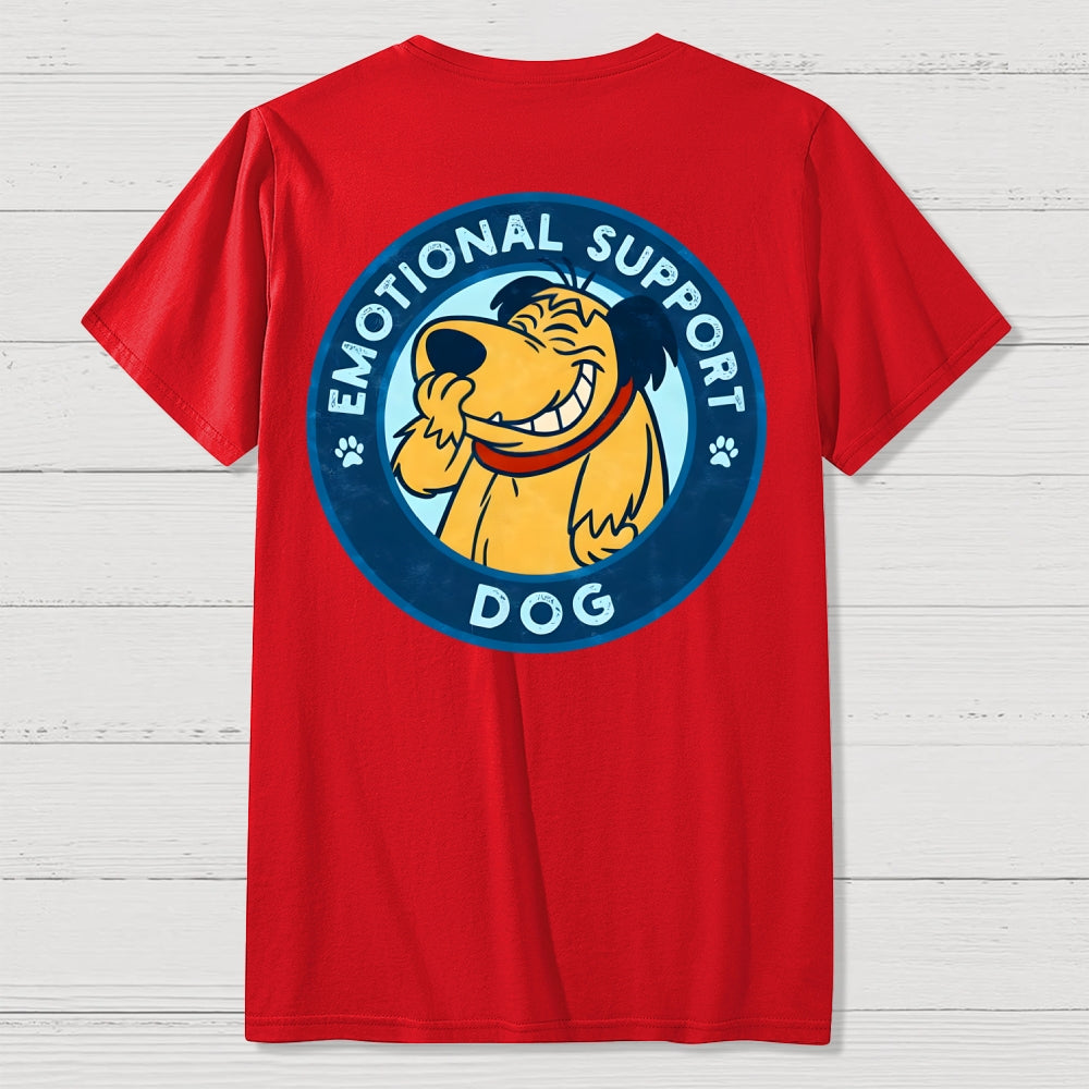 Dog Support Or Not? Front And Back Printing  T-Shirt