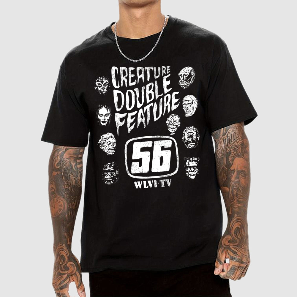 Creature Double Feature Classic Monsters Unisex  T-Shirt