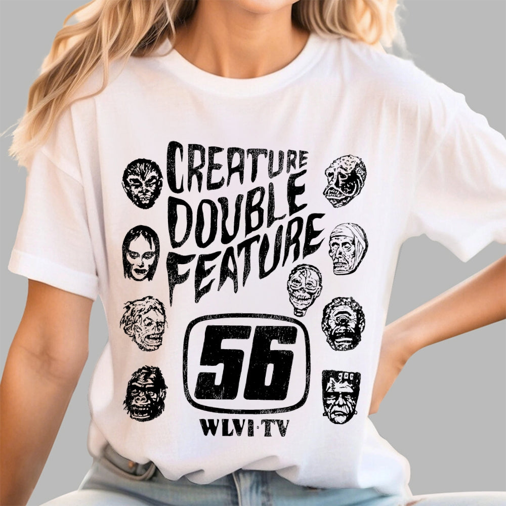 Creature Double Feature Classic Monsters Unisex  T-Shirt