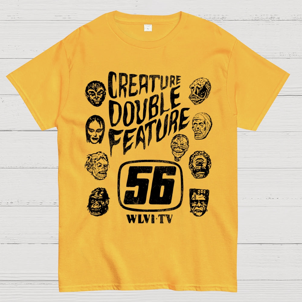 Creature Double Feature Classic Monsters Unisex  T-Shirt