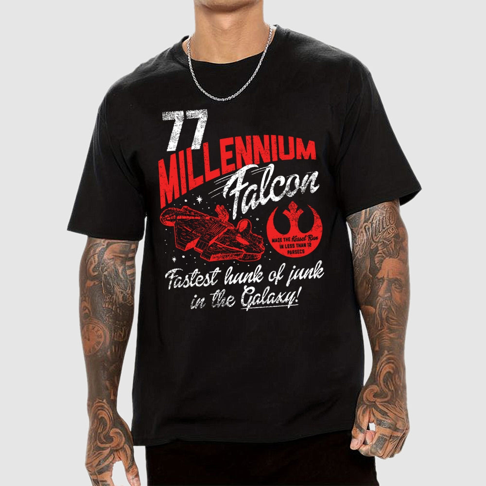 Star battle Millennium Falcon Fastest Junk 77 Unisex  T-Shirt