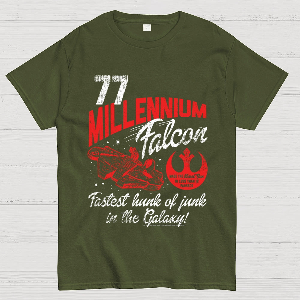 Star battle Millennium Falcon Fastest Junk 77 Unisex  T-Shirt