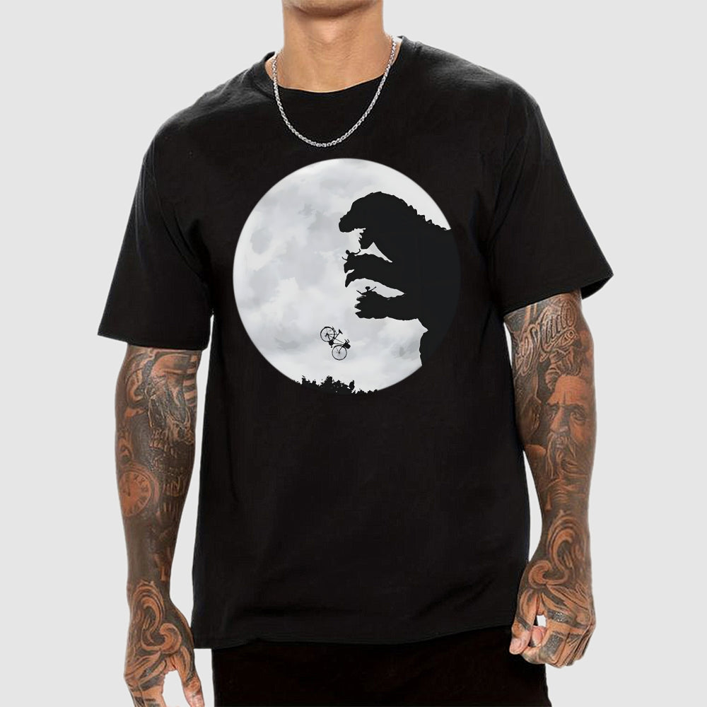 E.T. vs. Godzilla Unisex  T-Shirt