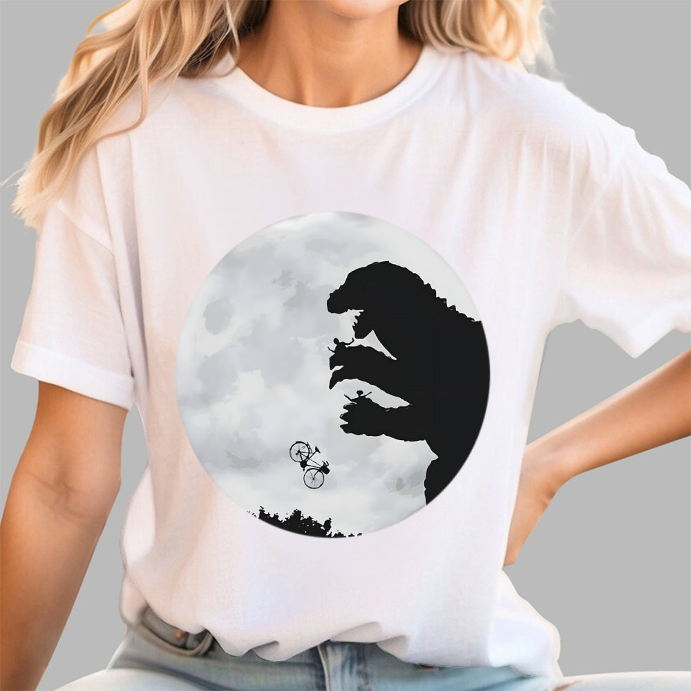 E.T. vs. Godzilla Unisex  T-Shirt
