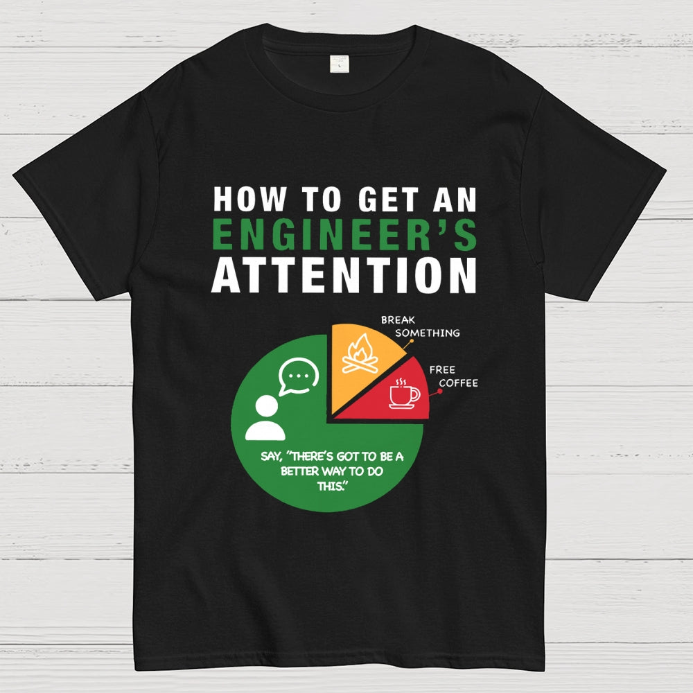 How To Get An Engineer's Attention Unisex  T-Shirt
