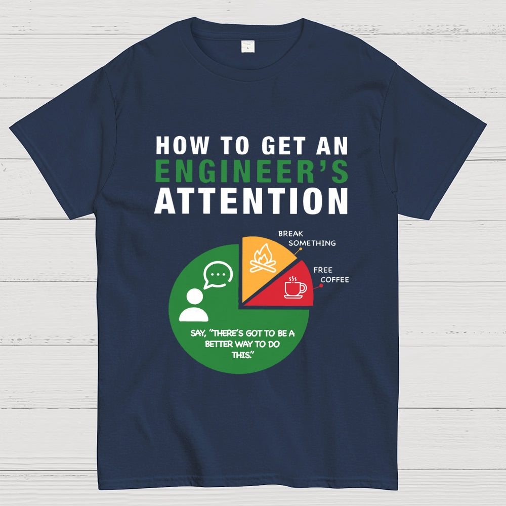 How To Get An Engineer's Attention Unisex  T-Shirt