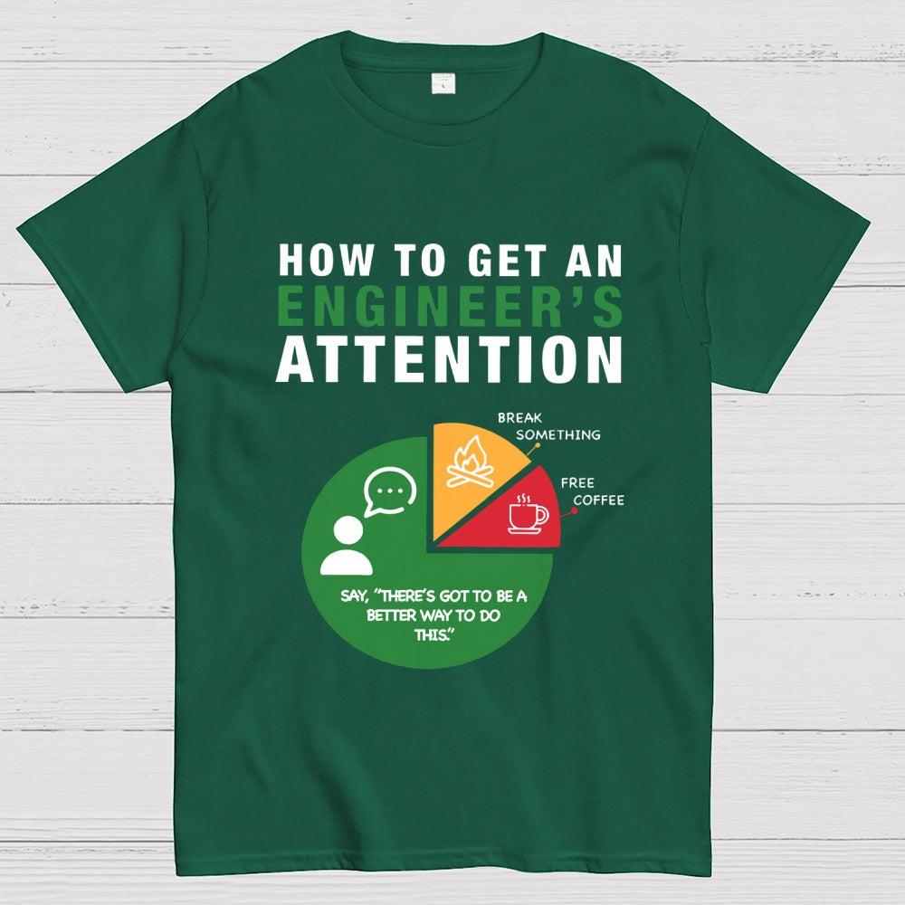 How To Get An Engineer's Attention Unisex  T-Shirt