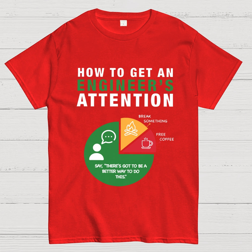 How To Get An Engineer's Attention Unisex  T-Shirt