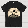Vitruvian DJ T-Shirt  Funny Da Vinci Music Mashup Unisex  T-Shirt