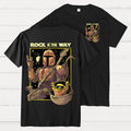 Rock Is The Way Front And Back Printing  T-Shirt