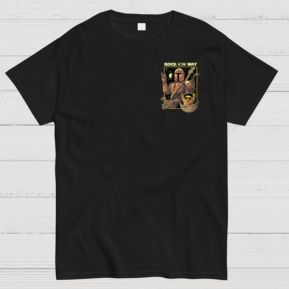 Rock Is The Way Front And Back Printing  T-Shirt