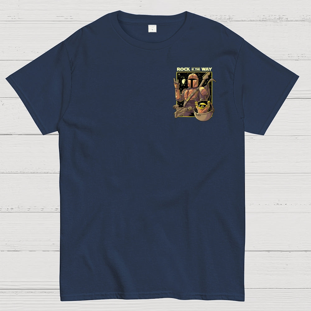 Rock Is The Way Front And Back Printing  T-Shirt