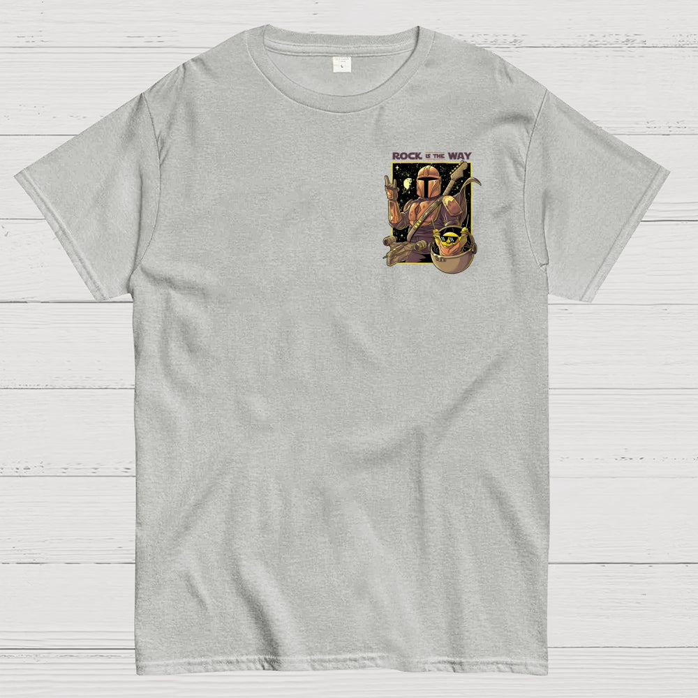 Rock Is The Way Front And Back Printing  T-Shirt