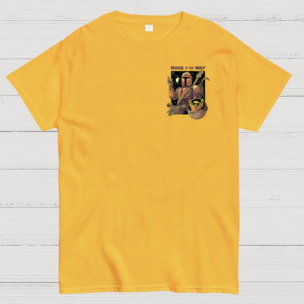 Rock Is The Way Front And Back Printing  T-Shirt