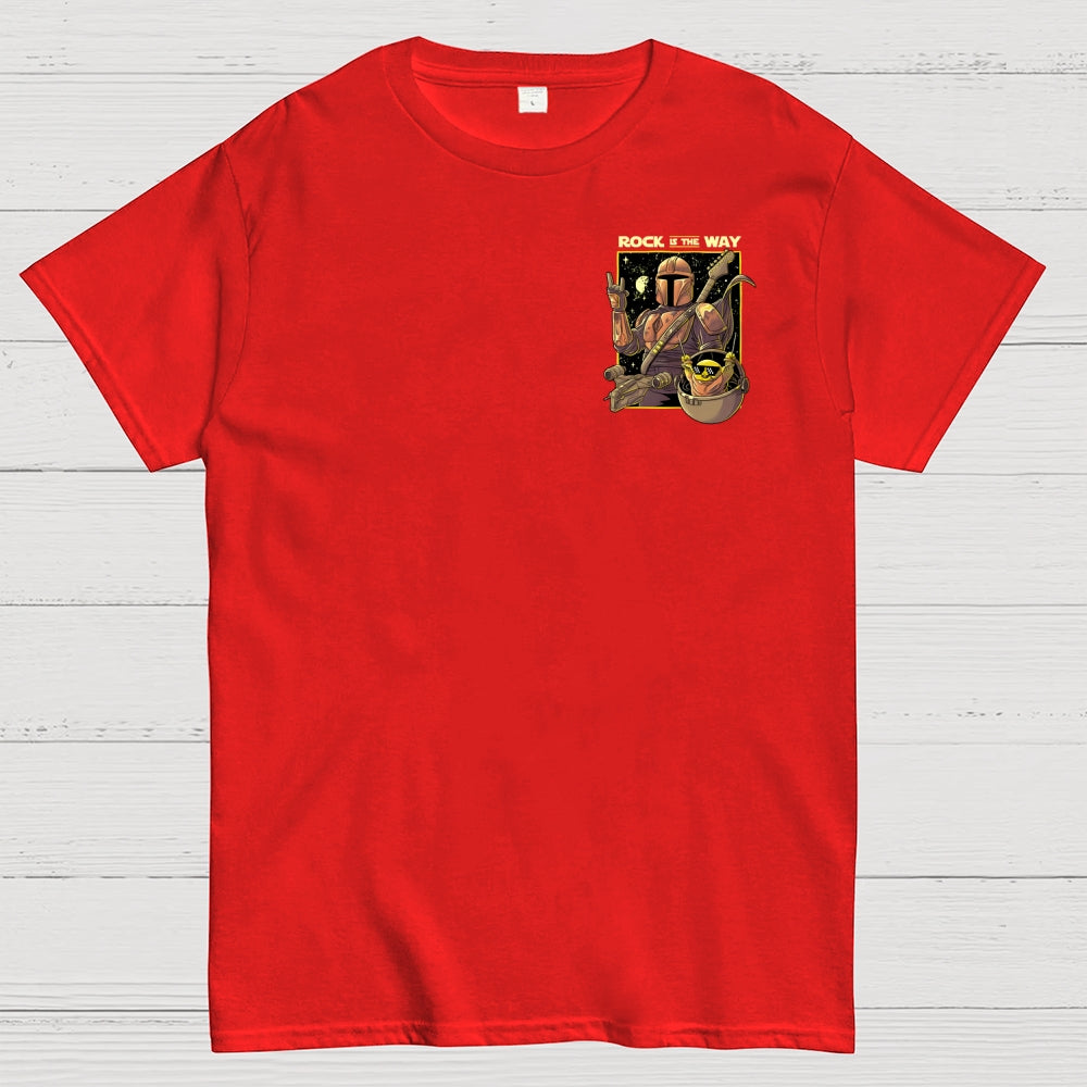 Rock Is The Way Front And Back Printing  T-Shirt