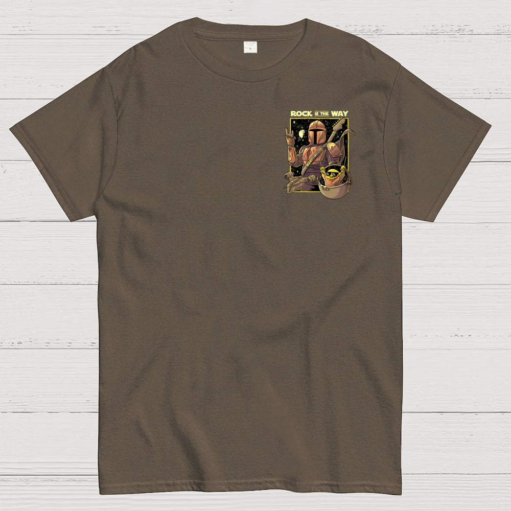 Rock Is The Way Front And Back Printing  T-Shirt