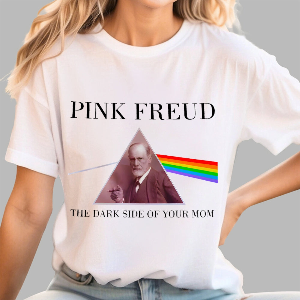 Pink Freud Dark Side of Your Mom Unisex  T-Shirt