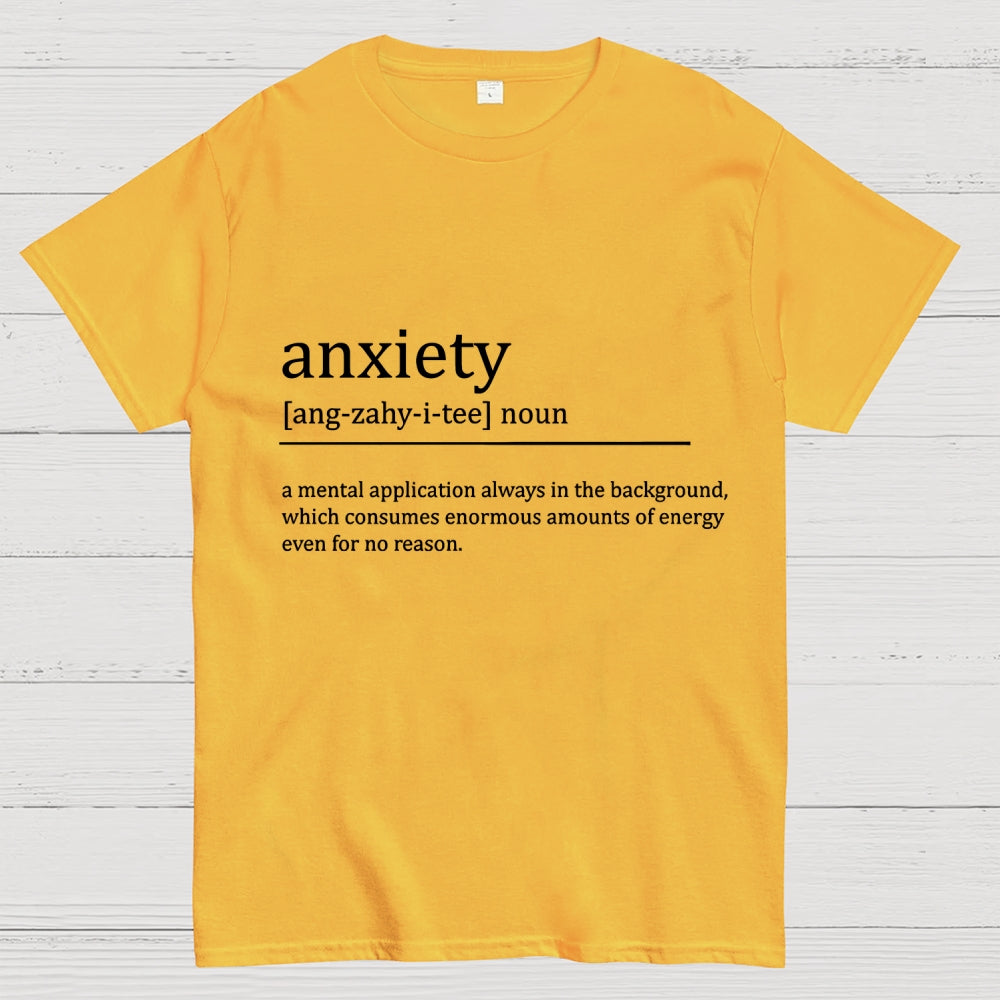 Anxiety Definition Unisex  T-Shirt
