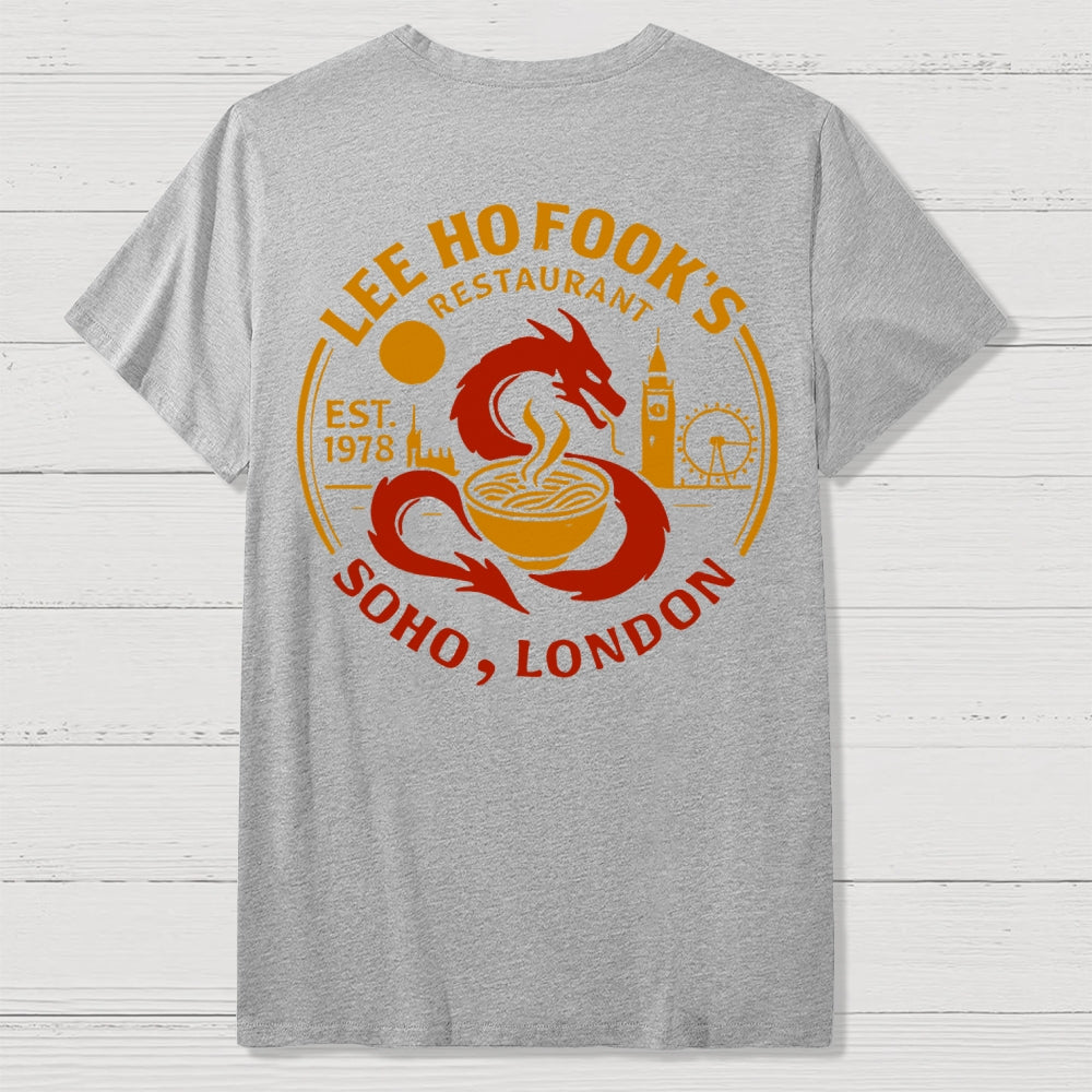 Lee Ho Fooks Front And Back Printing  T-Shirt