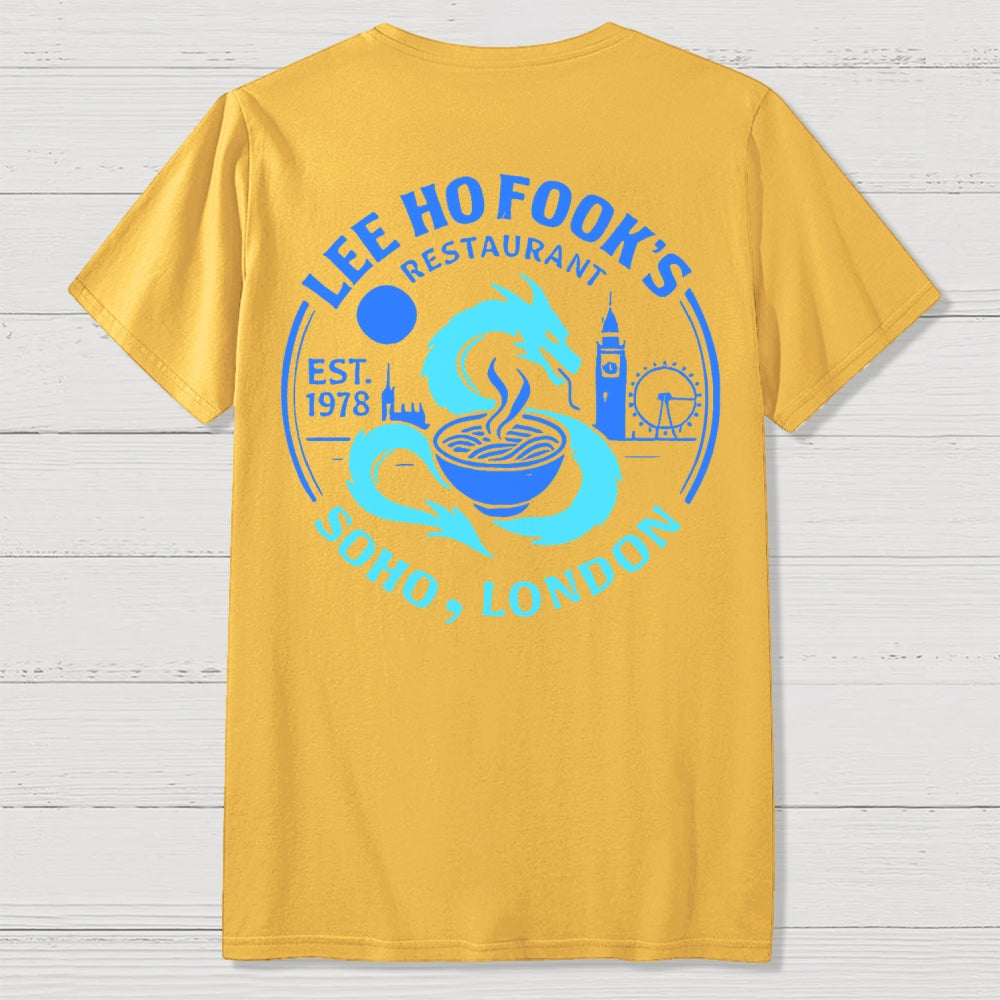Lee Ho Fooks Front And Back Printing  T-Shirt