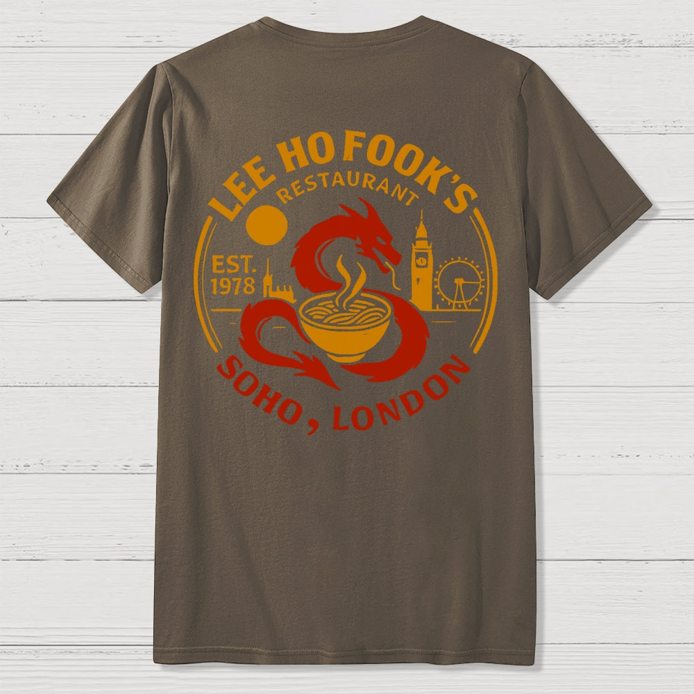 Lee Ho Fooks Front And Back Printing  T-Shirt