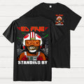 Ed Five Standing By Front And Back Printing  T-Shirt