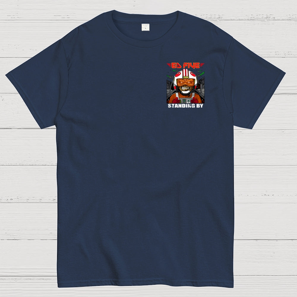Ed Five Standing By Front And Back Printing  T-Shirt