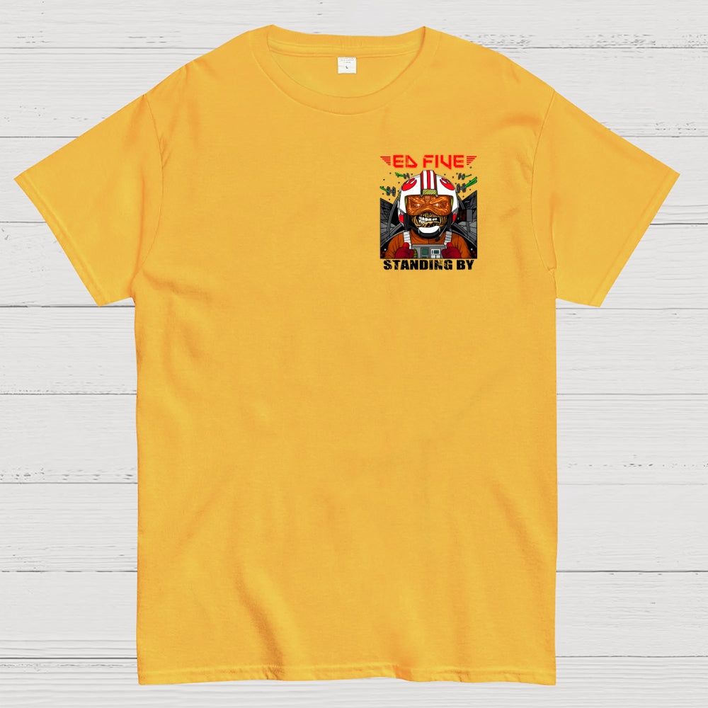 Ed Five Standing By Front And Back Printing  T-Shirt