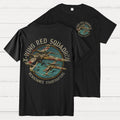 Planetary Battles X-Wing Squadron Faded Portrait  Front And Back Printing  T-Shirt