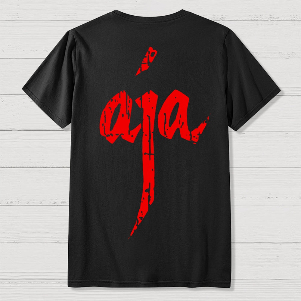 Aja Front And Back Printing  T-Shirt