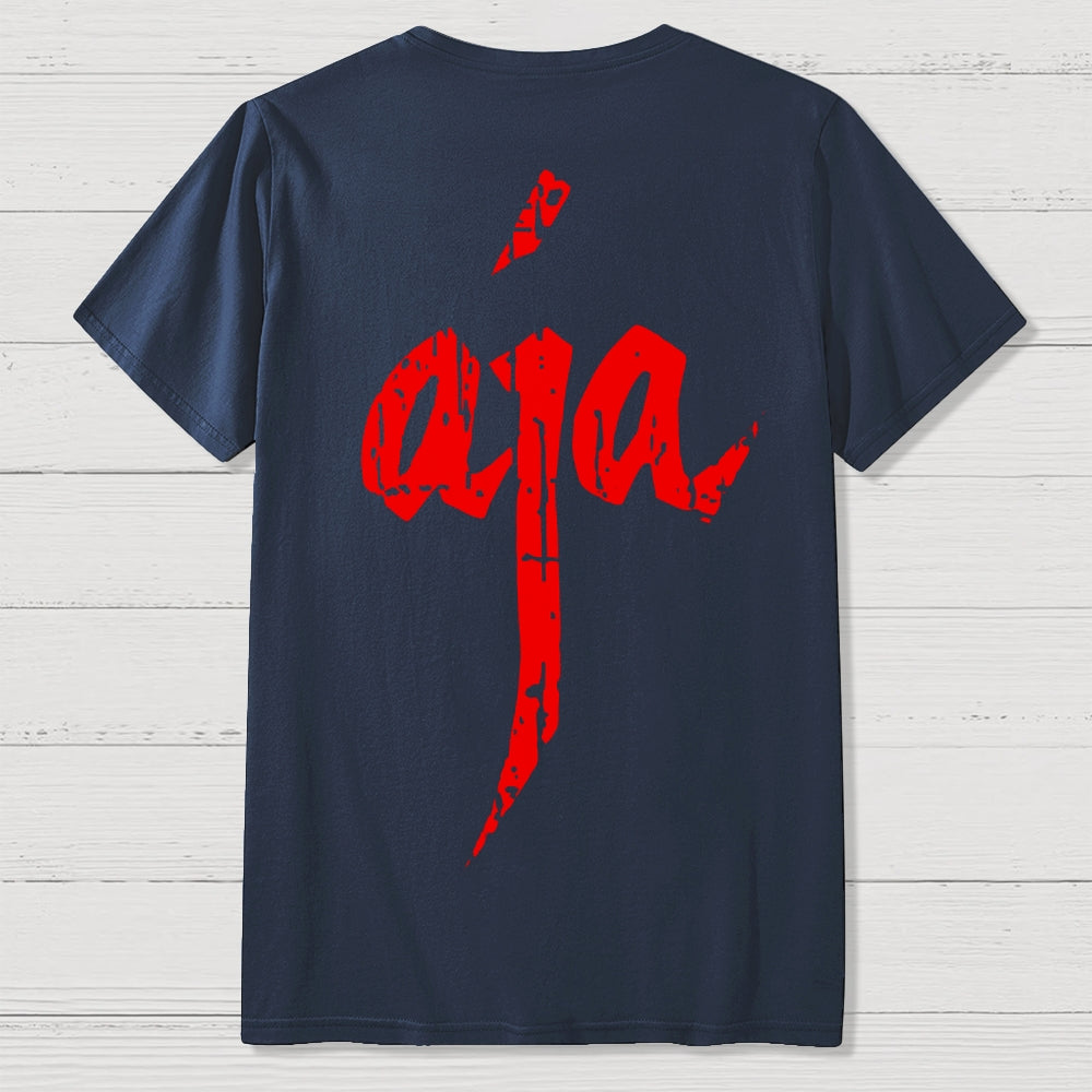 Aja Front And Back Printing  T-Shirt
