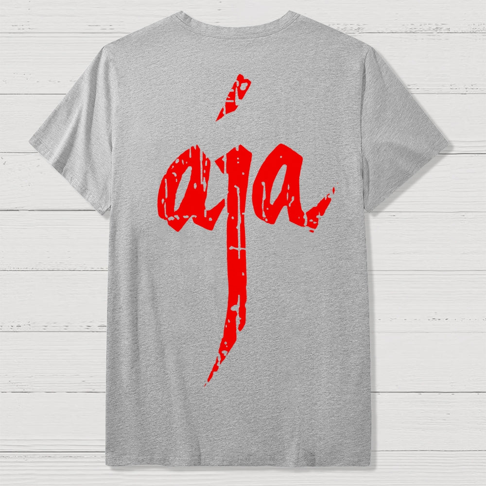 Aja Front And Back Printing  T-Shirt