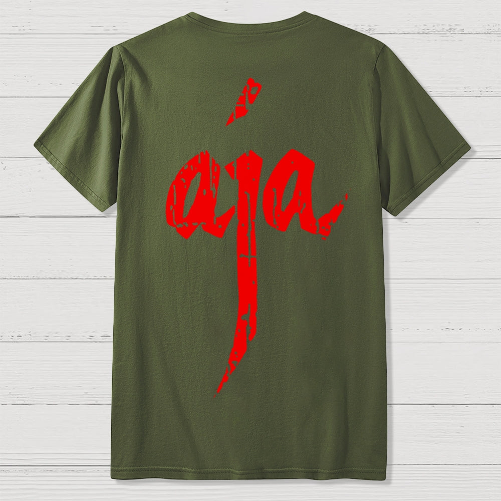 Aja Front And Back Printing  T-Shirt