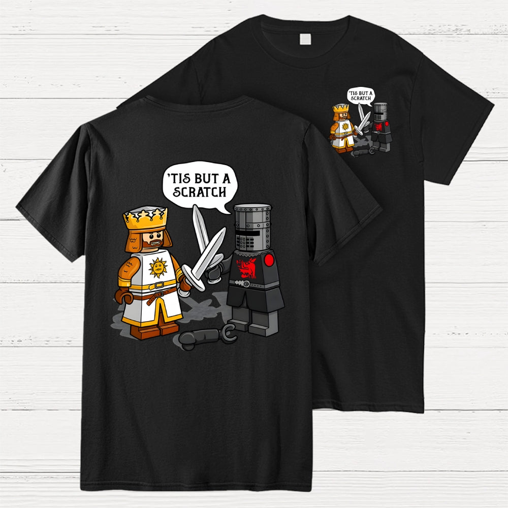 King Vs Knight Front And Back Printing  T-Shirt