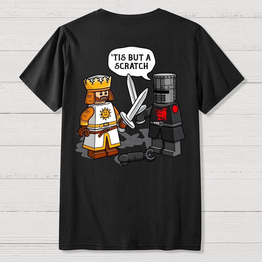 King Vs Knight Front And Back Printing  T-Shirt