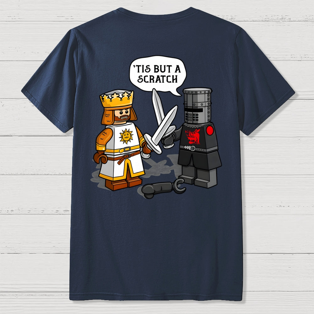 King Vs Knight Front And Back Printing  T-Shirt