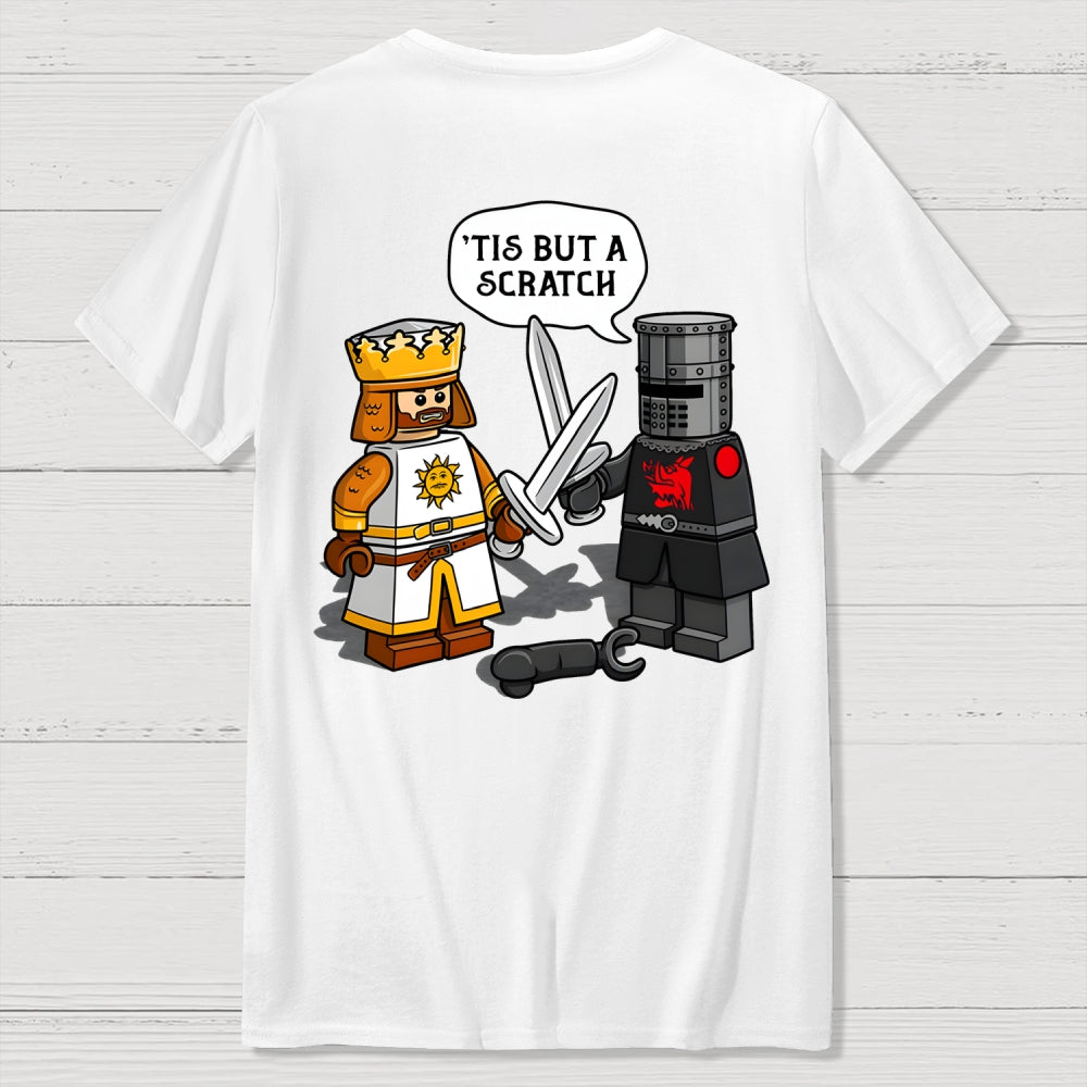 King Vs Knight Front And Back Printing  T-Shirt
