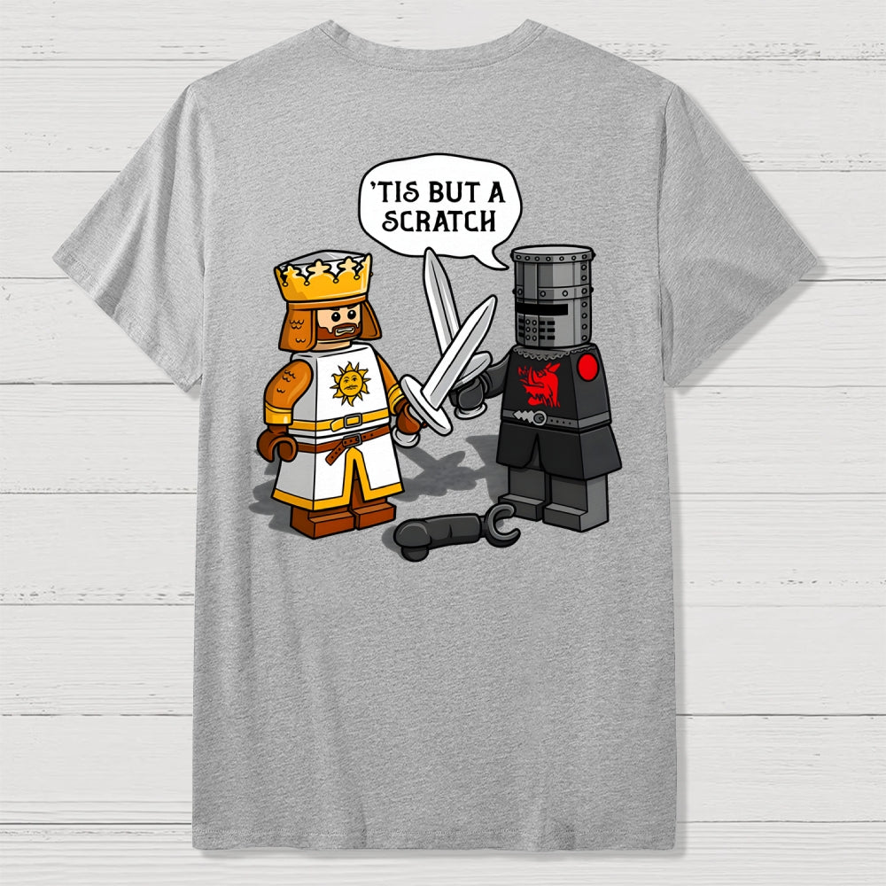 King Vs Knight Front And Back Printing  T-Shirt