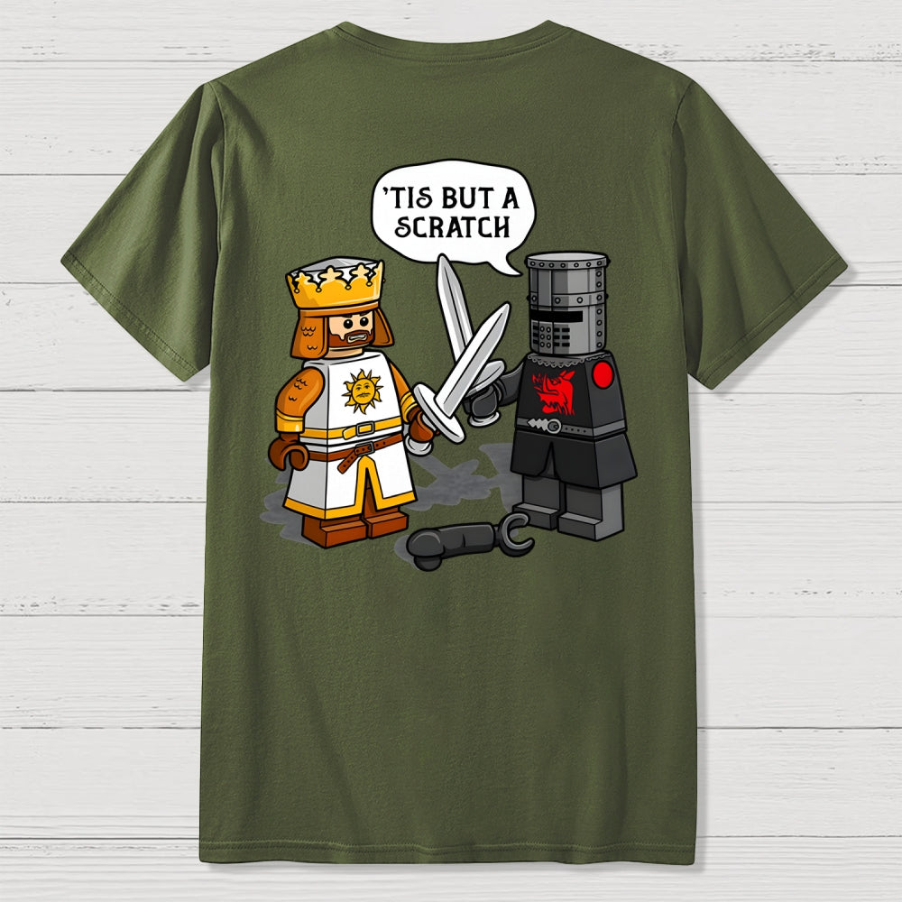 King Vs Knight Front And Back Printing  T-Shirt