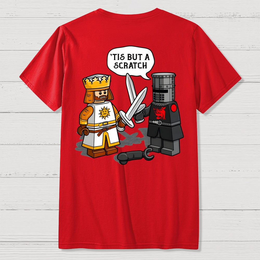 King Vs Knight Front And Back Printing  T-Shirt
