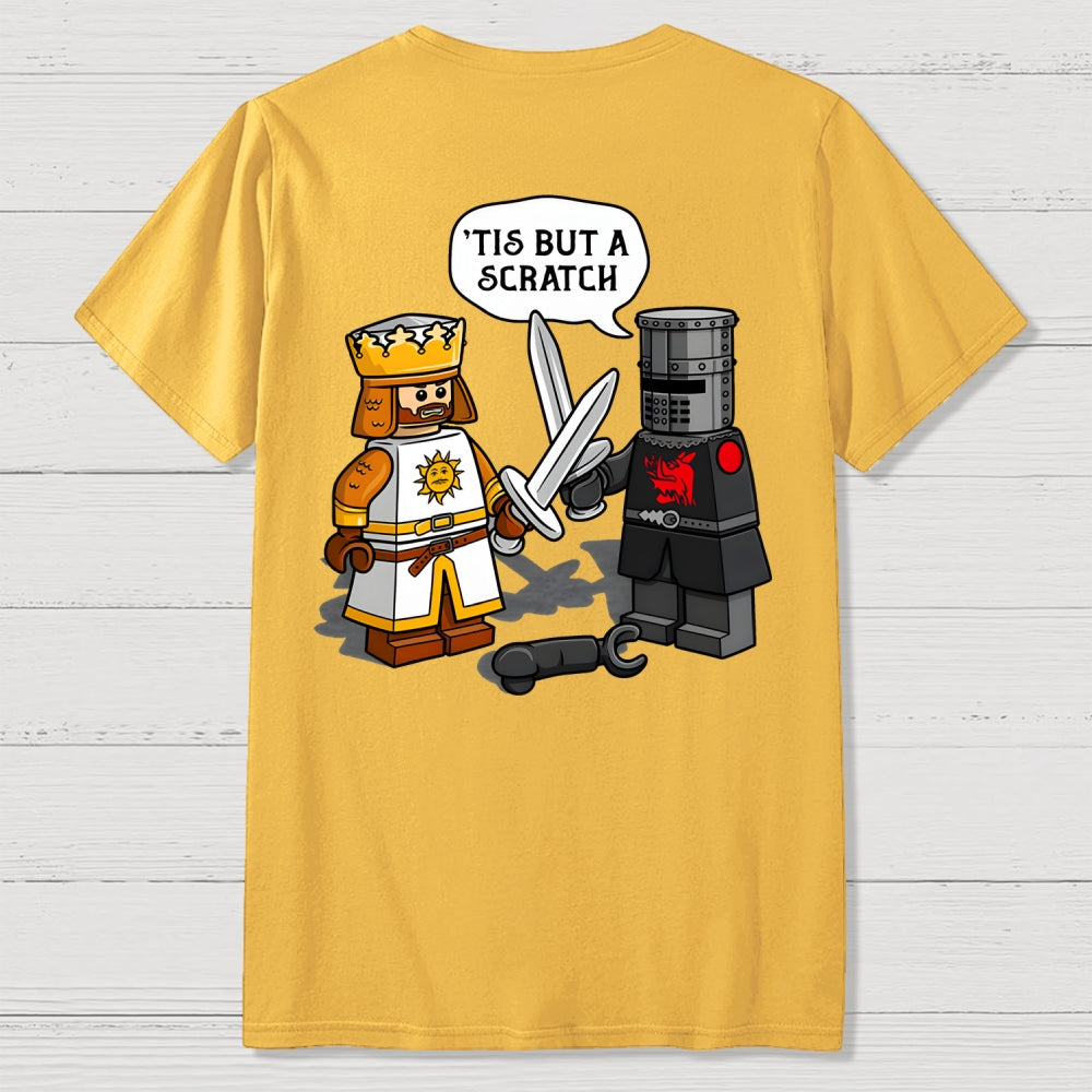 King Vs Knight Front And Back Printing  T-Shirt