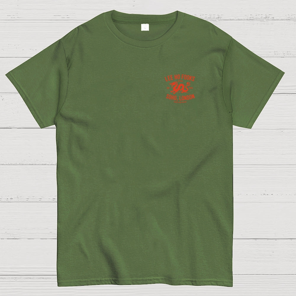 Lee Ho Fooks Vintage Resto Front And Back Printing  T-Shirt