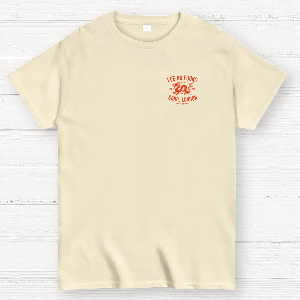 Lee Ho Fooks Vintage Resto Front And Back Printing  T-Shirt
